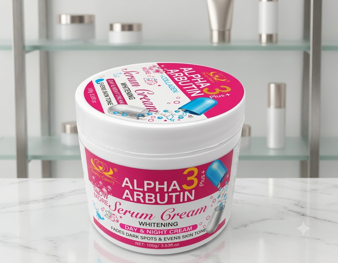 Pretty Cowry Alpha Arbutin 3 Plus+ Serum Cream (100g)